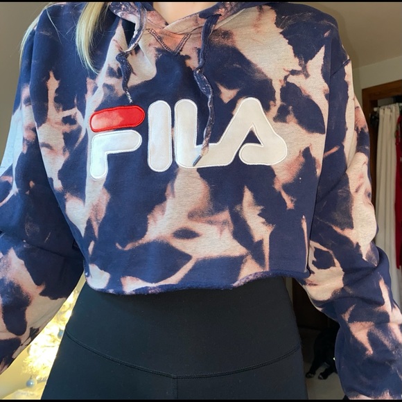 Cropped FILA hoodie - Picture 4 of 4
